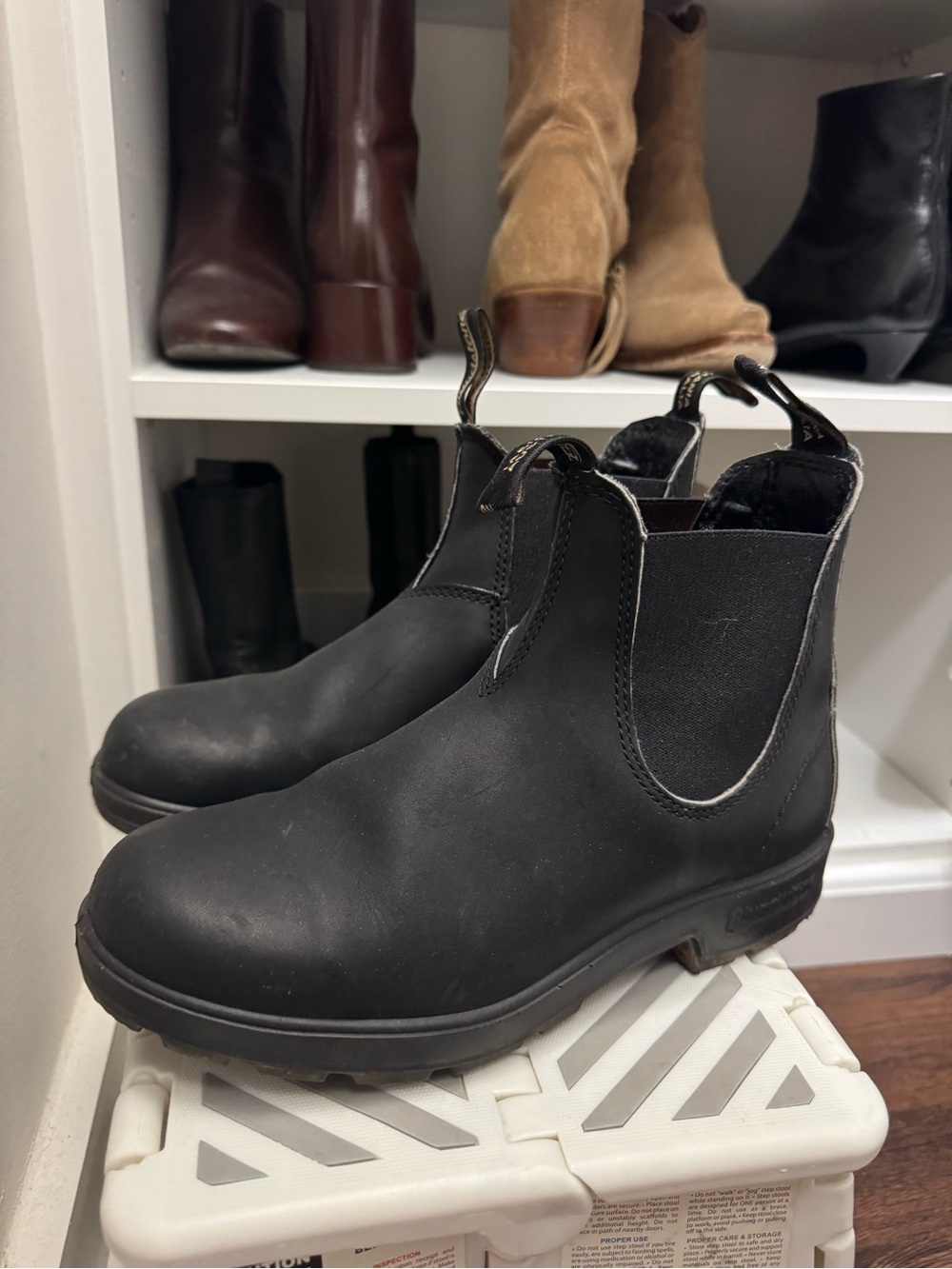 Blundstone Black Chelsea Work Boots